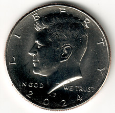 USA - 2024P - Kennedy 1/2 $ - Aquila calva - rara e non circolata