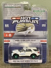 Greenlight Hot Pursuit 2020 Ford Interceptor Rhode Island State Police Car Chase