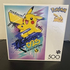 2022 Pokémon Pikachu 025 ELECTRIFYING 500 Pc Puzzle NEW 