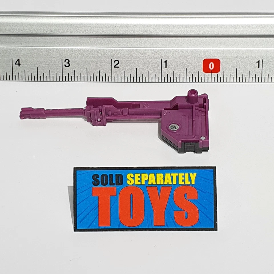 Transformers Cybertron Hardtop LASER RIFLE gun 2005 Scout Class purple part - Image 2 of 4