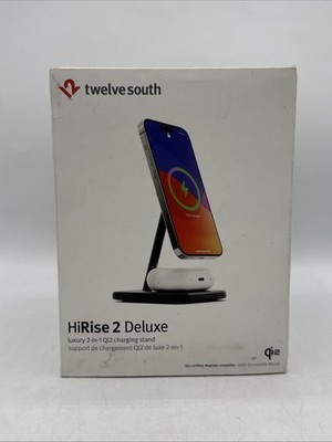 HiRise 2 Deluxe 2-in-1 Wireless Charging Station for Apple Devices - Qi2