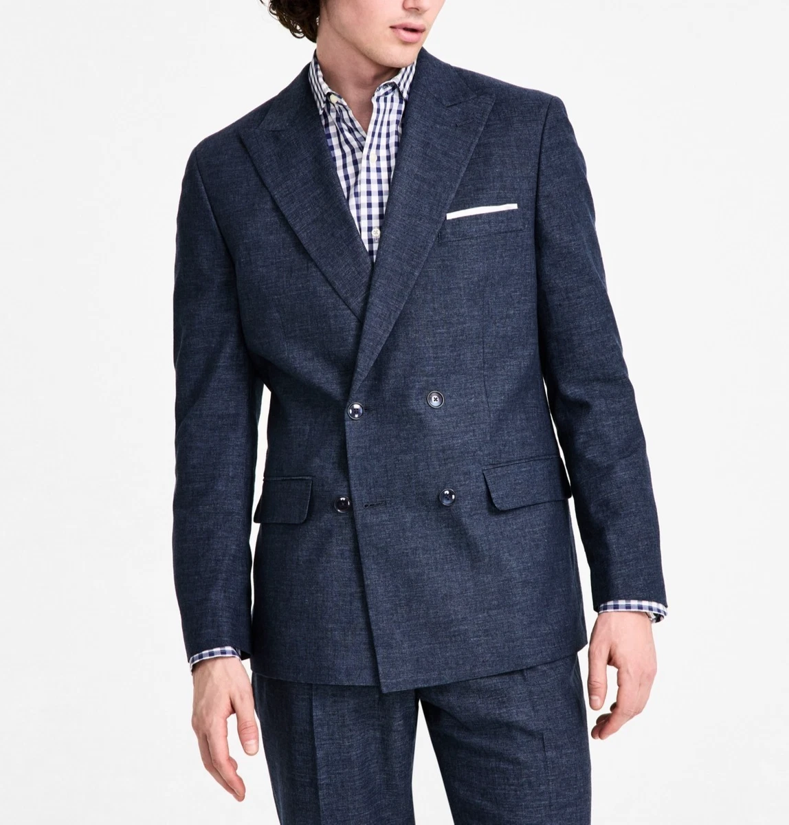 Linen Double-Breasted Suits & Blazers for Men for sale | eBay