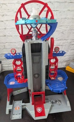 Paw Patrol Mighty Lookout Tower Playset HQ Figure Elevator Lights Sounds