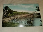 French Fort Cove Bridge Newcastle NB Vintage Postcard