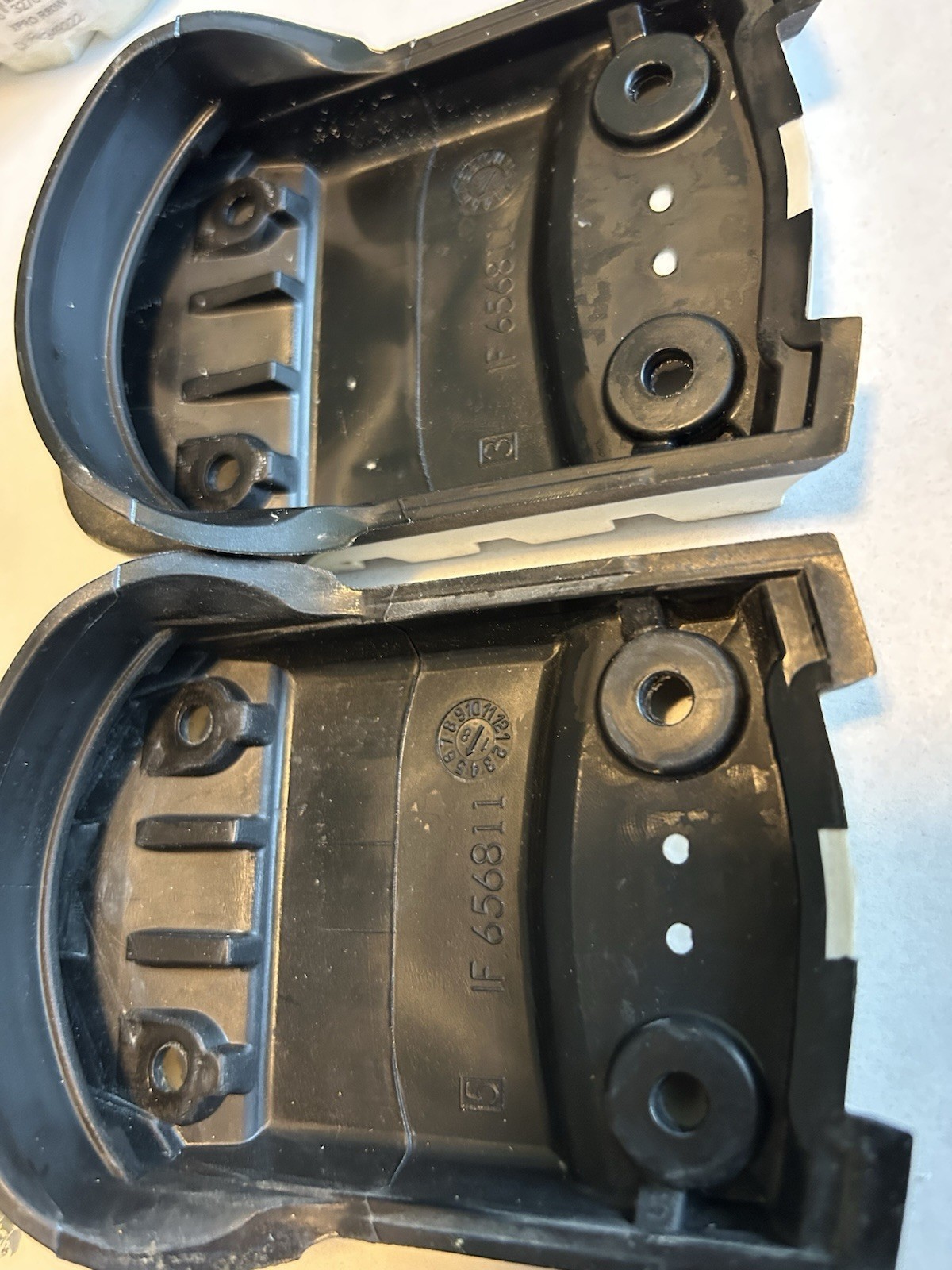 Scarpone da sci Salomon Quest ricambio tacchi e dita bianco e nero con viti #9