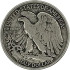 1917 Walking Liberty Silver Half Dollar in a SAFLIP® - VF+ Details Cleaned