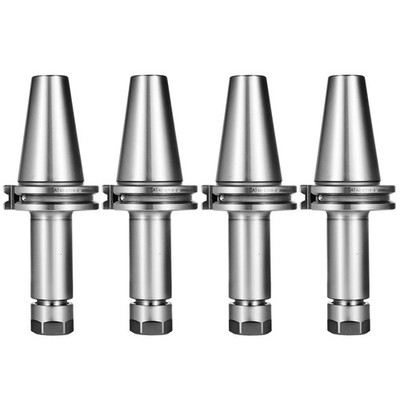 4pcs CAT40 ER16 4'' Collet Chuck G2.5 100mm Tool Holder Balanced 20000RPM