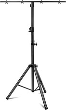 DJ Lights Stand, Heavy Duty Stand 1 Pack, Portable Par Can Tripod Black