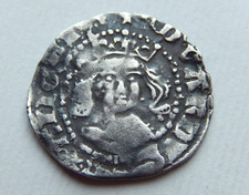 A835 - Edward III Silver Hammered York Penny. 1356-61 Series G