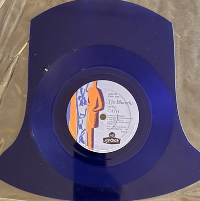 The Bluebells blue vinyl bell shaped 7   Cath  1983 London Records VG+ 