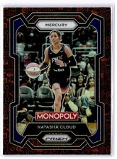 2024 Panini Prizm Monopoly WNBA #11 Natasha Cloud Millionaire Club Prizms