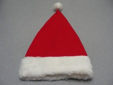 BABY /TODDLER SIZE Adjustable Christmas Style Santa Cap Hat 
