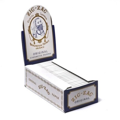 Zig Zag Original White Rolling Papers 24 Booklet (32 Paper Each) -Free Shipping