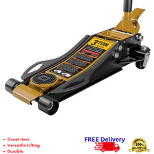 Cat 3 Ton Low Profile Service Jack Heavy Duty Hydraulic Floor Lift Foot Pedal Cat 3 Ton Low Profile Service Jack Heavy Duty Hydraulic Floor Lift Foot Pedal