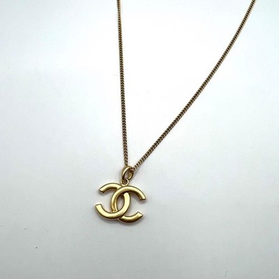 Chanel Necklace Coco Mark Gold Hardware 05A Pendant
