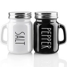 Salt and Pepper Shakers Set, ZOSUJO 4 oz Cute Salt Pepper Shaker, Kitchen Dec...