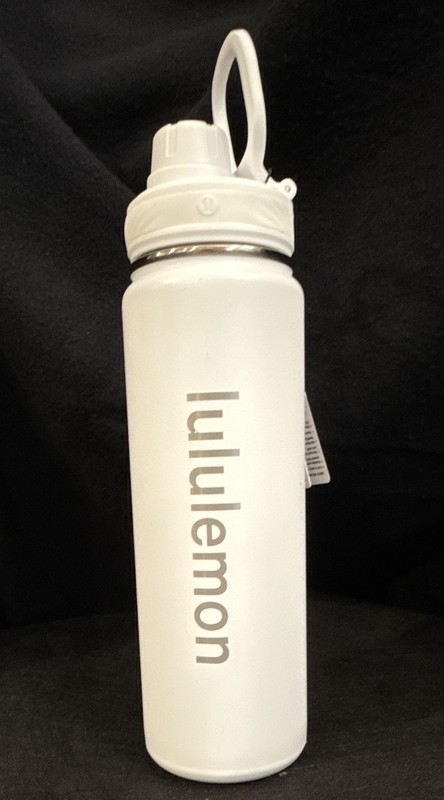 lululemon Back to Life Sport Bottle 24oz White Stainless Insulated Leakproof Lid