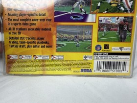 NFL 2k2 Complete In Box (Sega Dreamcast, 2001) Officially Licensed 