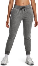 Under Armour Women's Rival Fleece Joggers - Gray - Size S NEW w/ Tag 