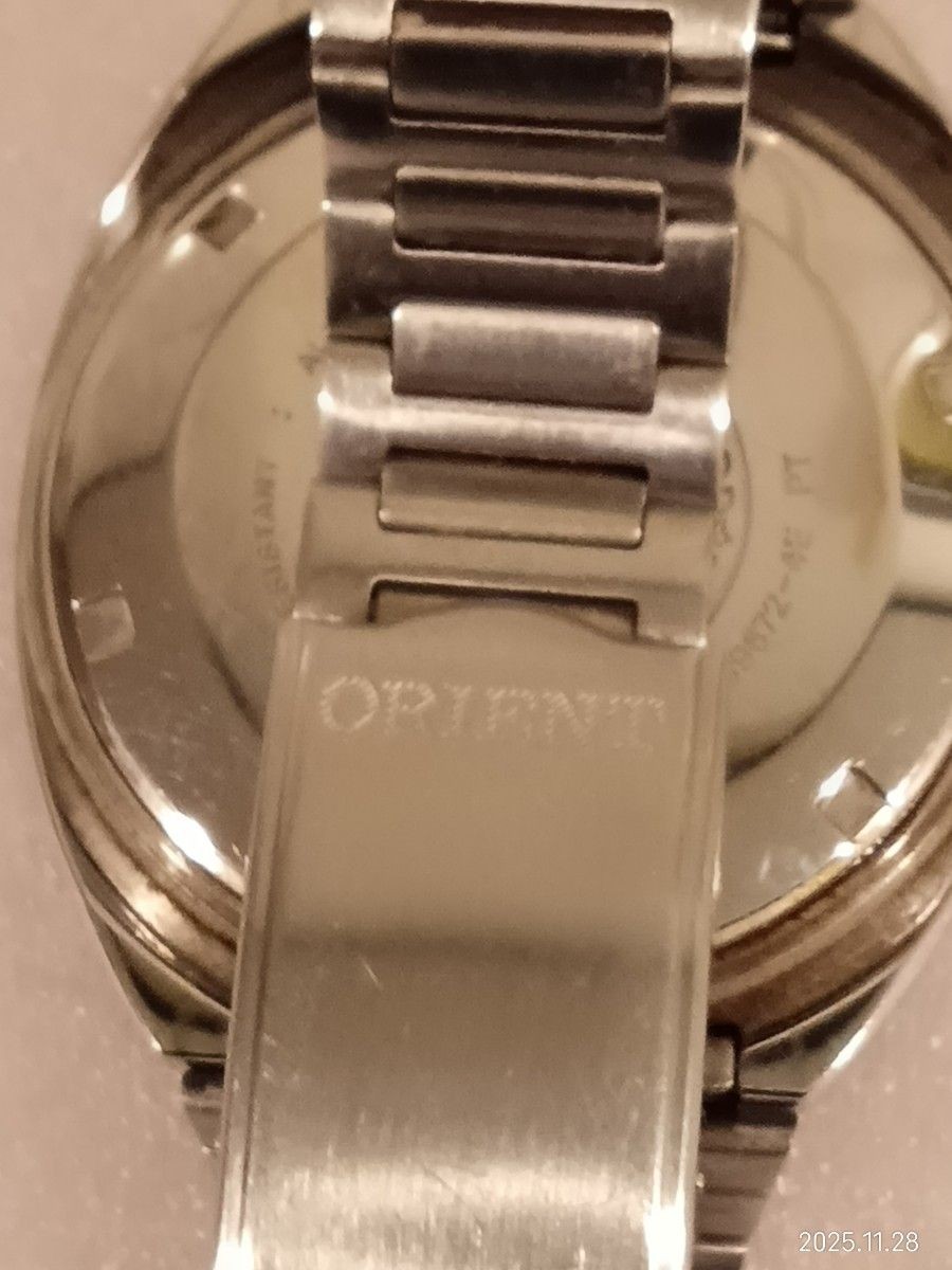 Orient College Calendar Automatic Wristwatch Vint… - image 5