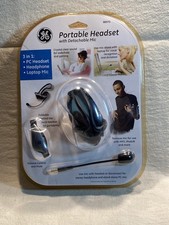 GE Portable Headset With Detachable Microphone 98970 new
