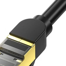 Chat 8 Câble Cat 8 Câble Ethernet double blindage pour ordinateur portable