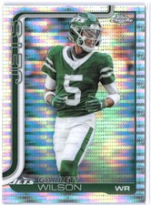 2025 TOPPS CHROME FOOTBALL REFRACTOR SILVER PULSAR GARRETT WILSON