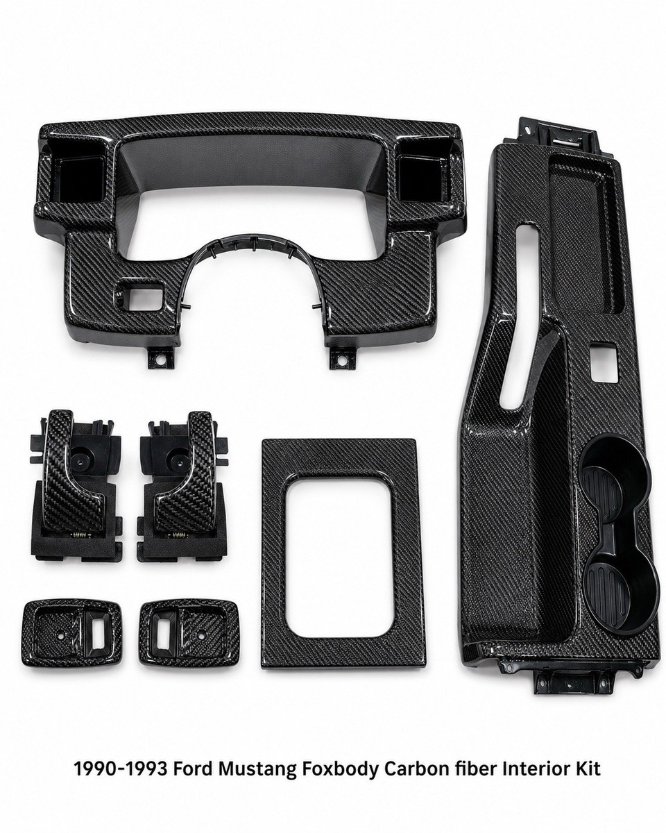 1990-1993 Ford Mustang GT LX Foxbody Carbon fiber Interior Kit