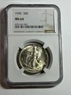 1945 P Walking Liberty Half Dollar NGC MS64