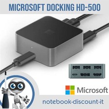 MICROSOFT DOCKING STATION USB-C DOCK HD-500 HDMI USB DISPLAYPORT