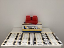 Vintage Lestrade Simplex 3D Stereoscope In Original Box + 4 Lourdes Slides.