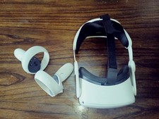 Meta Quest 2 And Two Controllers