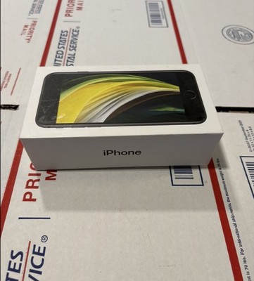 Empty Box Packaging Original Apple iPhone SE 2020 White 64Gb