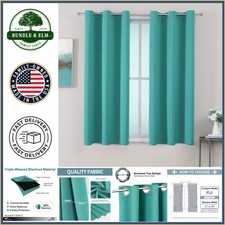 Stylish Grommet Curtains for Bedroom Living Room, Block 90 Sunlight Effectively
