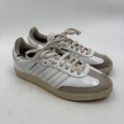 Adidas Velosamba Cycling Shoes White Patent Suede Cleats SPD Compatible 9