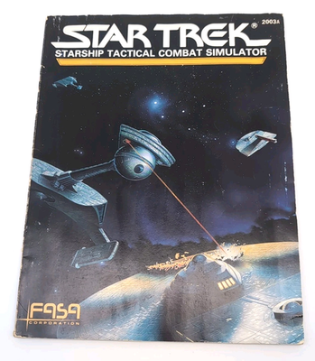 #ad 1986 FASA RPG STARTREK 2003A BOOKLET ONLY Starship Tactical Combat Simulator $19.99