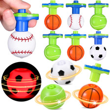 12Pcs LED Light up Spinning Tops for Kids, Glow in the Dark Party Supplies, Kids
