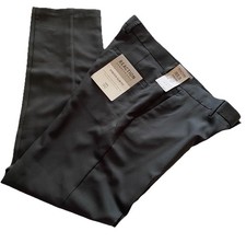 Kenneth Cole Reaction Dress Pants Mens 32x30 Charcoal Stretch Slim Fit - NWT
