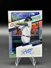 💥2022 Panini Donruss Optic - Optigraphs Jacob Robson #OG-RO (AU, RC) 💥