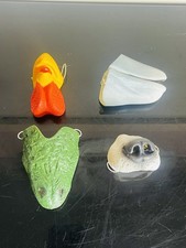 Vintage 80s CESAR Mico Animal Nose MASK Lot Of 4 Dog Rooster Dolphin  Alligator