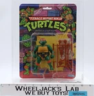 Michaelangelo BEADED NUN-CHUCKS Soft Head Fan Club Flyer CAS GRADED 85 TMNT