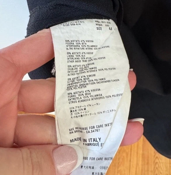 Abito Miu Miu Nero Chic Tg 44