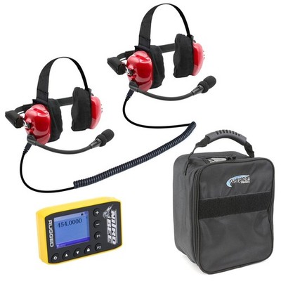 Rugged Radios H80 Track Talk HEADSETS for Race Fans w/ Nitro Bee X Race Receiver