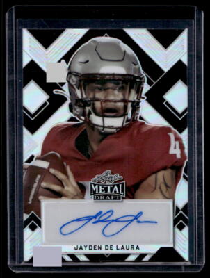 Jayden De Laura Rookie /15 Auto 2022 Leaf Metal Arizona Cardinals Autograph