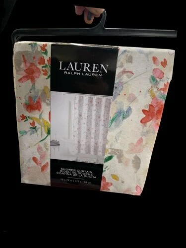 Cortinas de Ducha De Tela Floral Ralph Lauren