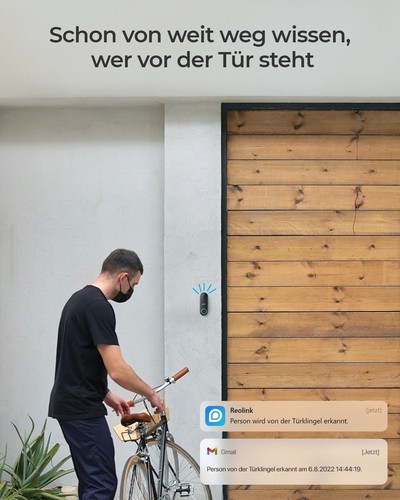 Reolink Sonnette Vidéo WiFi Filair Intelligent 2K+ Chime Video Doorbell WiFi - Afbeelding 7 van 13