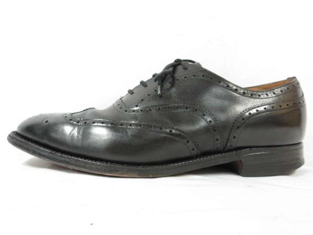 Church's Black Leather CHETWYND 3 Cities Full Brogue Shoes Church's Black Leather CHETWYND 3 Cities Full Brogue Shoes