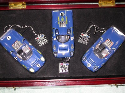 ミニカー Penske Racing Sunoco Lola 3 Car Set GMP 12401 Sunoco T-70 Lola 3 Car Set Penske Racing - Blue 1/43 in
