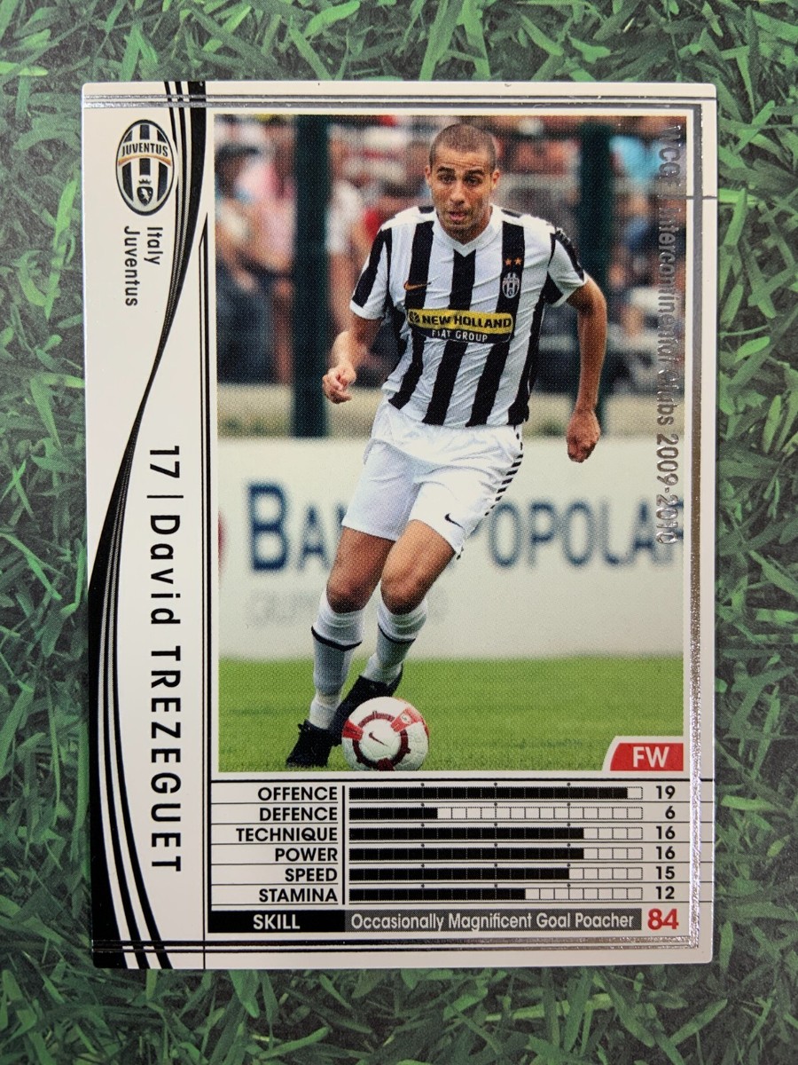 Panini WCCF 2009-10 David Trezeguet Juventus FC Extra Soccer card