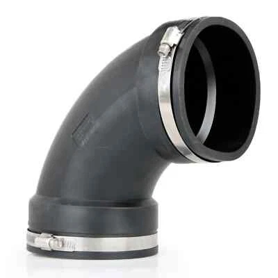 SIBO Curva flessibile 110 mm (4") 110-100 mm 90° arco in gomma raccordo flessibile raccordo tubo